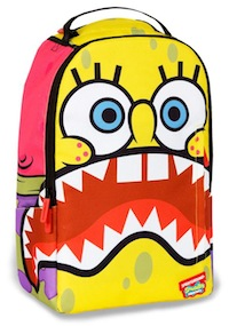 Sprayground x SpongeBob SquarePants Shark Bite Yellow Backpack