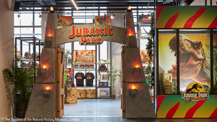 “Jurassic Park” gift shop in Natural History Museum’s Earth Hall