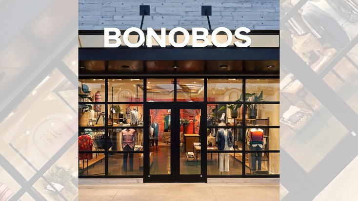 Bonobos storefront. Bonobos storefront.