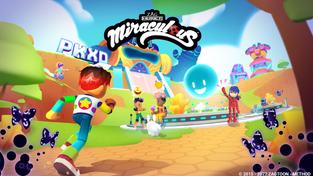 Promotional image “Miraculous – Tales of Ladybug and Cat Noir” activation in “PK XD.” 