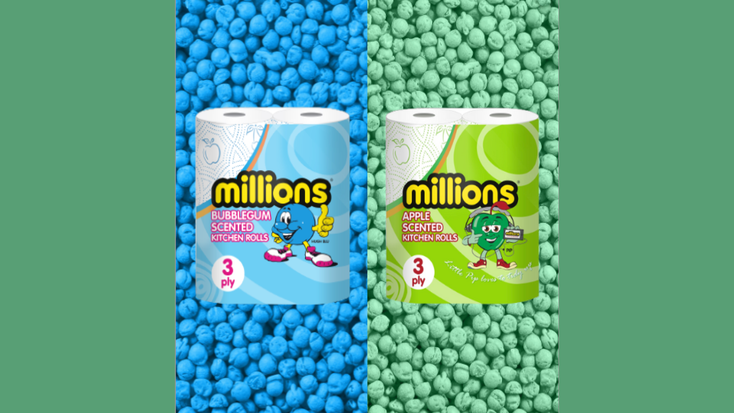 Millions’ scented kitchen roll and scented toilet roll Millions’ scented kitchen roll and scented toilet roll