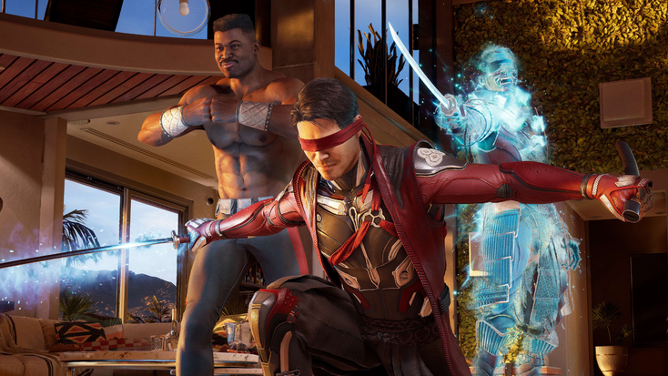 Scene from “Mortal Kombat 1.”