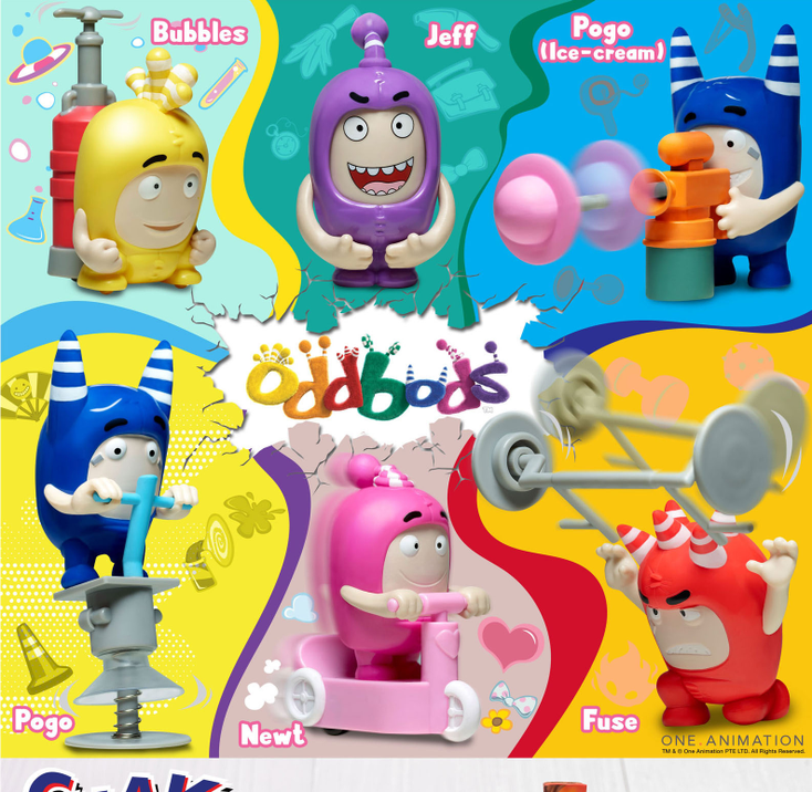 'Oddbods' Cooks Up Deals with KFC, Popeyes