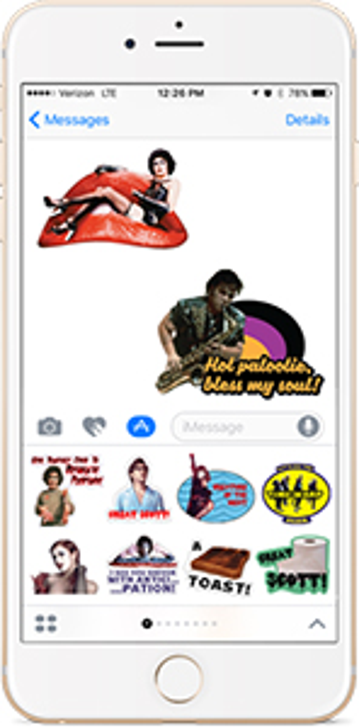 Rocky Horror Inspires Digital Stickers Rocky Horror Inspires Digital Stickers