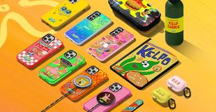 The SpongeBob and Casetify collection featuring themes from the television show