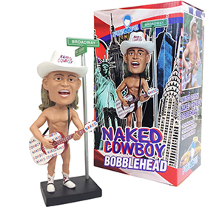Naked Cowboy Inspires Bobbleheads Naked Cowboy Inspires Bobbleheads