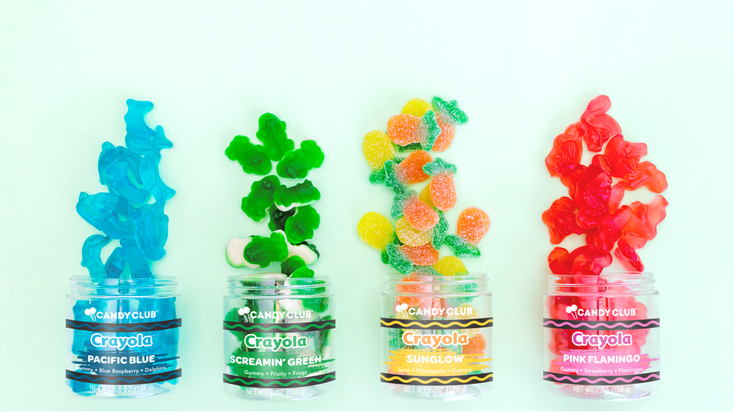 The Crayola Candy Club collection. The Crayola Candy Club collection.