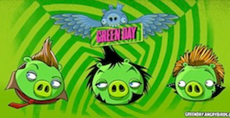 Green Day Gets Angry Birds Treatment Green Day Gets Angry Birds Treatment