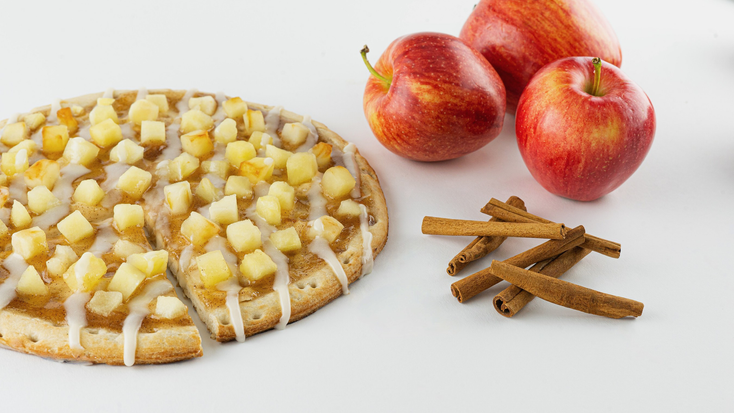 WisePie's Cinnamon Apple Drizzle Dessert Pizza WisePie's Cinnamon Apple Drizzle Dessert Pizza