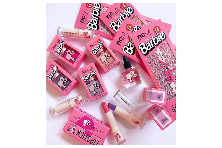 Barbie Collab Nails Nostalgia