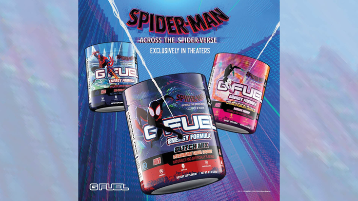 G FUEL ‘Spider-Man: Across the Spider-Verse’ Energy Drinks