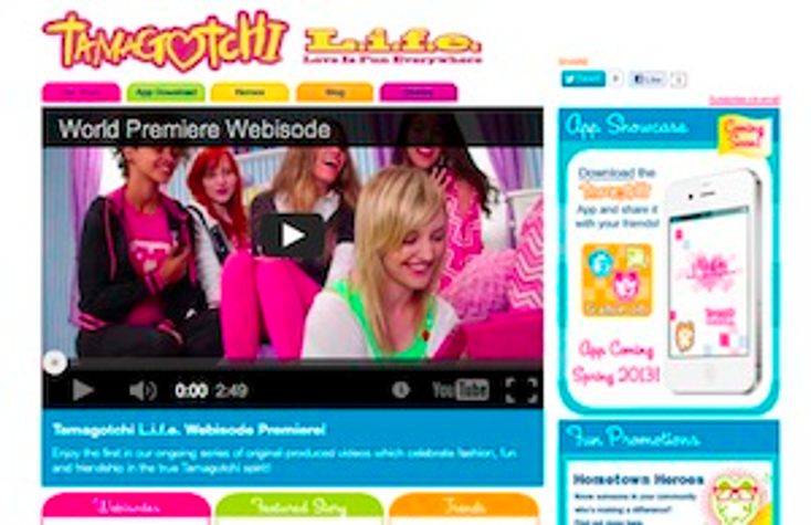 Bandai Launches Tamagotchi Website