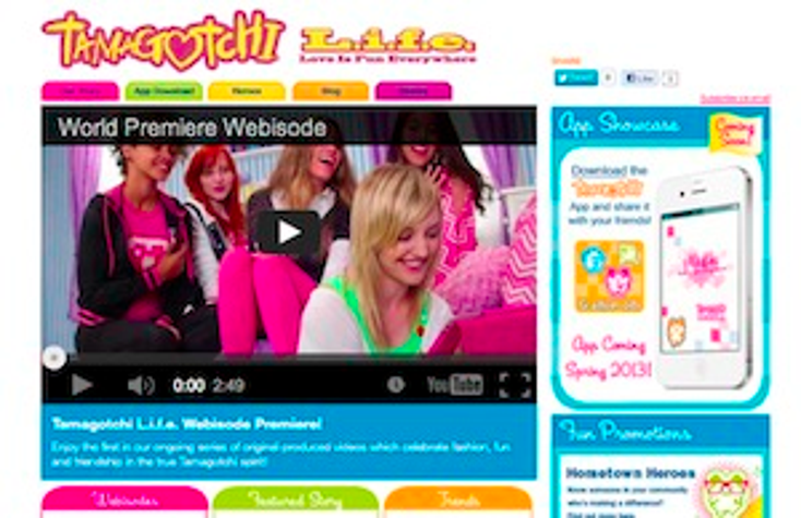 Bandai Launches Tamagotchi Website Bandai Launches Tamagotchi Website