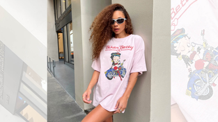 A Betty Boop oversized tee. 