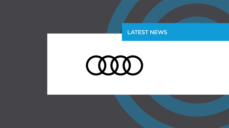 Audi logo. Audi logo.