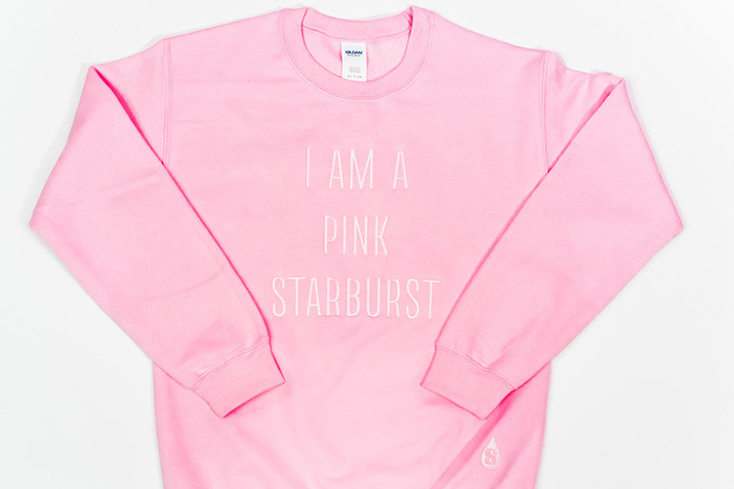 Be Your Own Pink Starburst (and a Meme) in Branded Streetwear