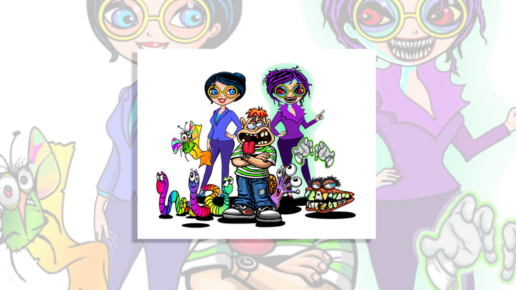 "Creepy Candy" characters. "Creepy Candy" characters.