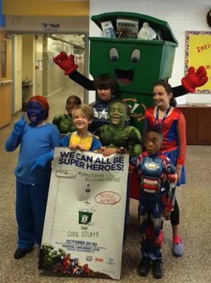 'Marvel Live!' Show Supports Recycling 'Marvel Live!' Show Supports Recycling