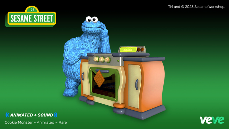 The Cookie Monster collectable. The Cookie Monster collectable.