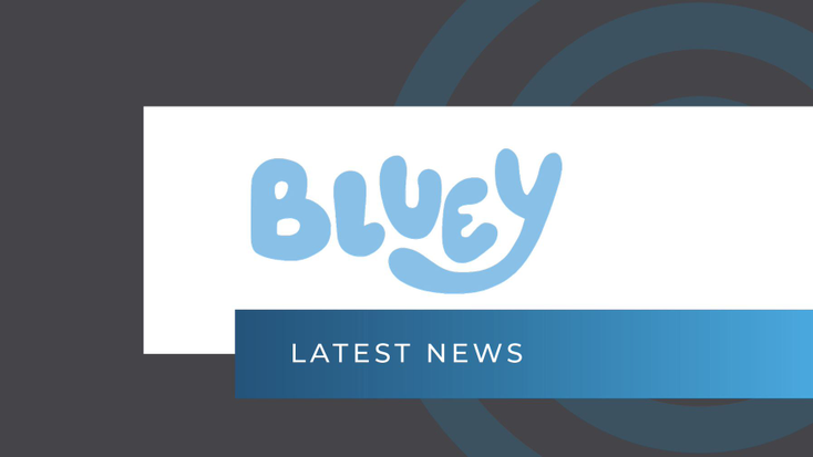 Bluey logo. Bluey logo.