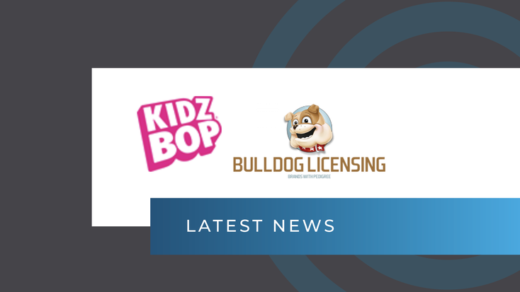 Kidz Bop and Bulldog logos.