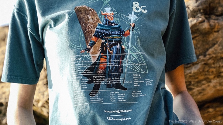 T-shirt from Dungeons & Dragons x Champion Capsule Collection