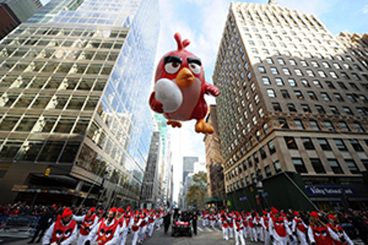 Angry Birds Joins Thanksgiving Parade