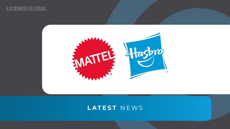 Mattel and Hasbro logos