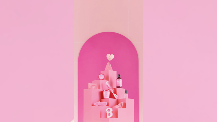 The Lush Barbie collection. The Lush Barbie collection.
