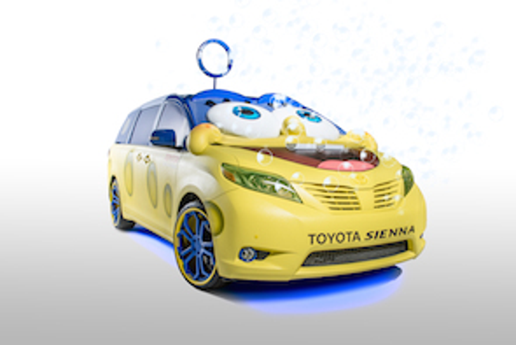 Toyota Rolls Out SpongeBob Car