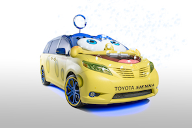 Toyota Rolls Out SpongeBob Car Toyota Rolls Out SpongeBob Car