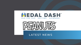 Promotional image for the Peanuts and Medal Dash deal extension. 