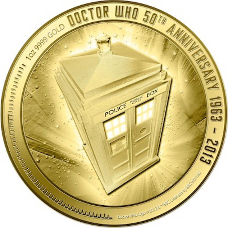 Perth Mint Forges Doctor Who Gold Coins Perth Mint Forges Doctor Who Gold Coins