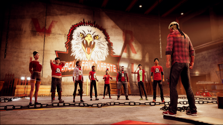 In-game scene from “Cobra Kai 2: Dojos Rising.” In-game scene from “Cobra Kai 2: Dojos Rising.”