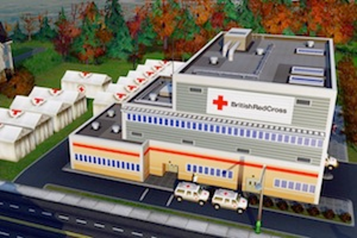 Red Cross Arrives in SimCity Red Cross Arrives in SimCity