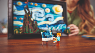 The "Starry Night" LEGO set.