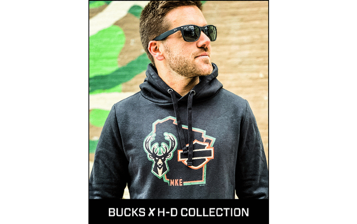 Harley-Davidson Shoots Hoops with the Bucks Harley-Davidson Shoots Hoops with the Bucks