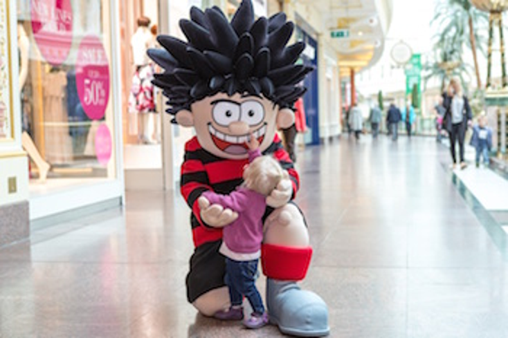 The Beano Takes Over U.K. Shopping Centers