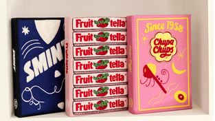 Perfetti Van Melle and Olympia Le Tan clutches.