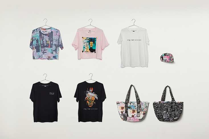 Billabong Paints on Basquiat, Warhol Billabong Paints on Basquiat, Warhol