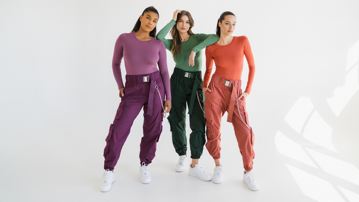 Apparel from the Cosmo x Vitality collection. Apparel from the Cosmo x Vitality collection.