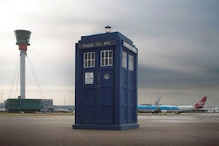 Doctor Who Lands at Heathrow