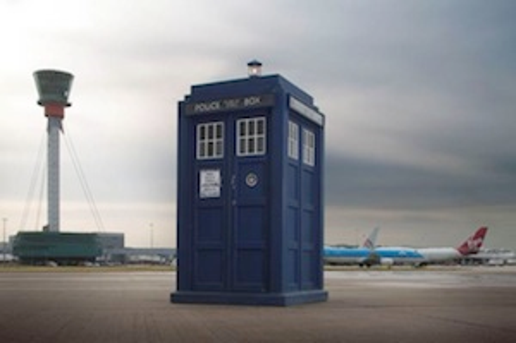 Doctor Who Lands at Heathrow Doctor Who Lands at Heathrow