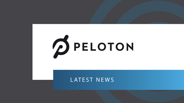Peloton logo. Peloton logo.
