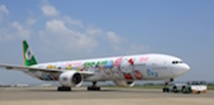 EVA Air, Sanrio Unveil Hello Kitty Jet