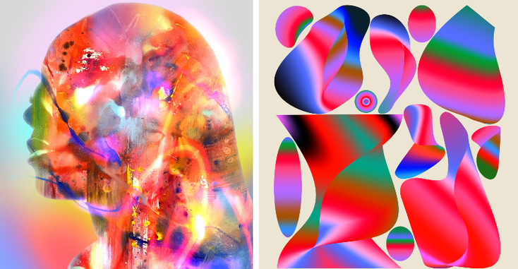 Two of the non-fungible tokens from the L'Oréal Paris U.S. iniative, inspired by a new range of red lipsticks. Two of the non-fungible tokens from the L'Oréal Paris U.S. iniative, inspired by a new range of red lipsticks.