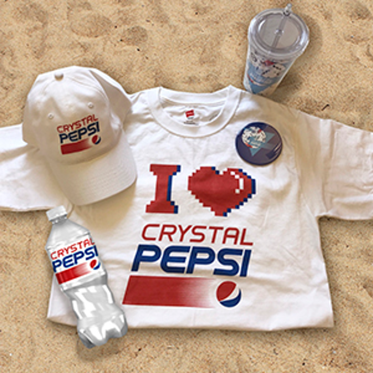 JLG Ties Up Pepsi Crystal Merch JLG Ties Up Pepsi Crystal Merch