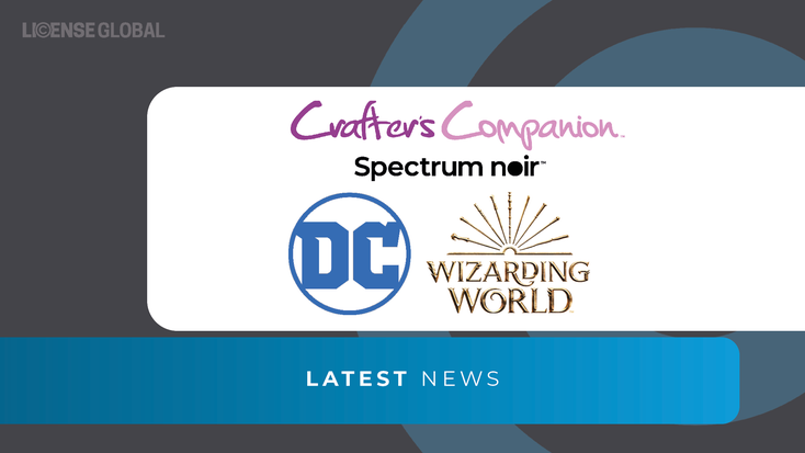 Crafter’s Companion, DC, Wizarding World, Spectrum Noir, logos