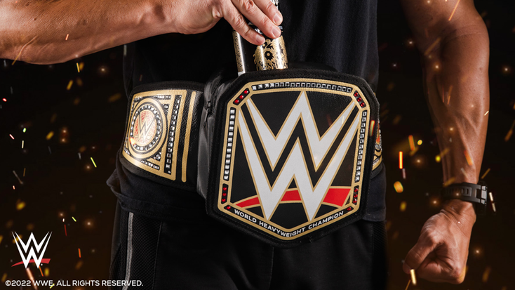 The WWE championship fanny pack cooler.