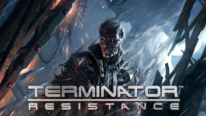 “Terminator: Resistance” video game title card, Reef Enterrainment.